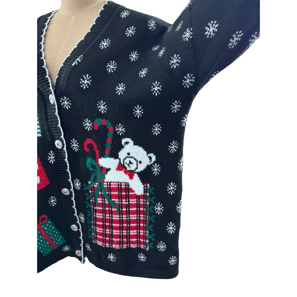 Vintage"Nutcracker" Teddy Bear,Button Up, Cardiga… - image 3